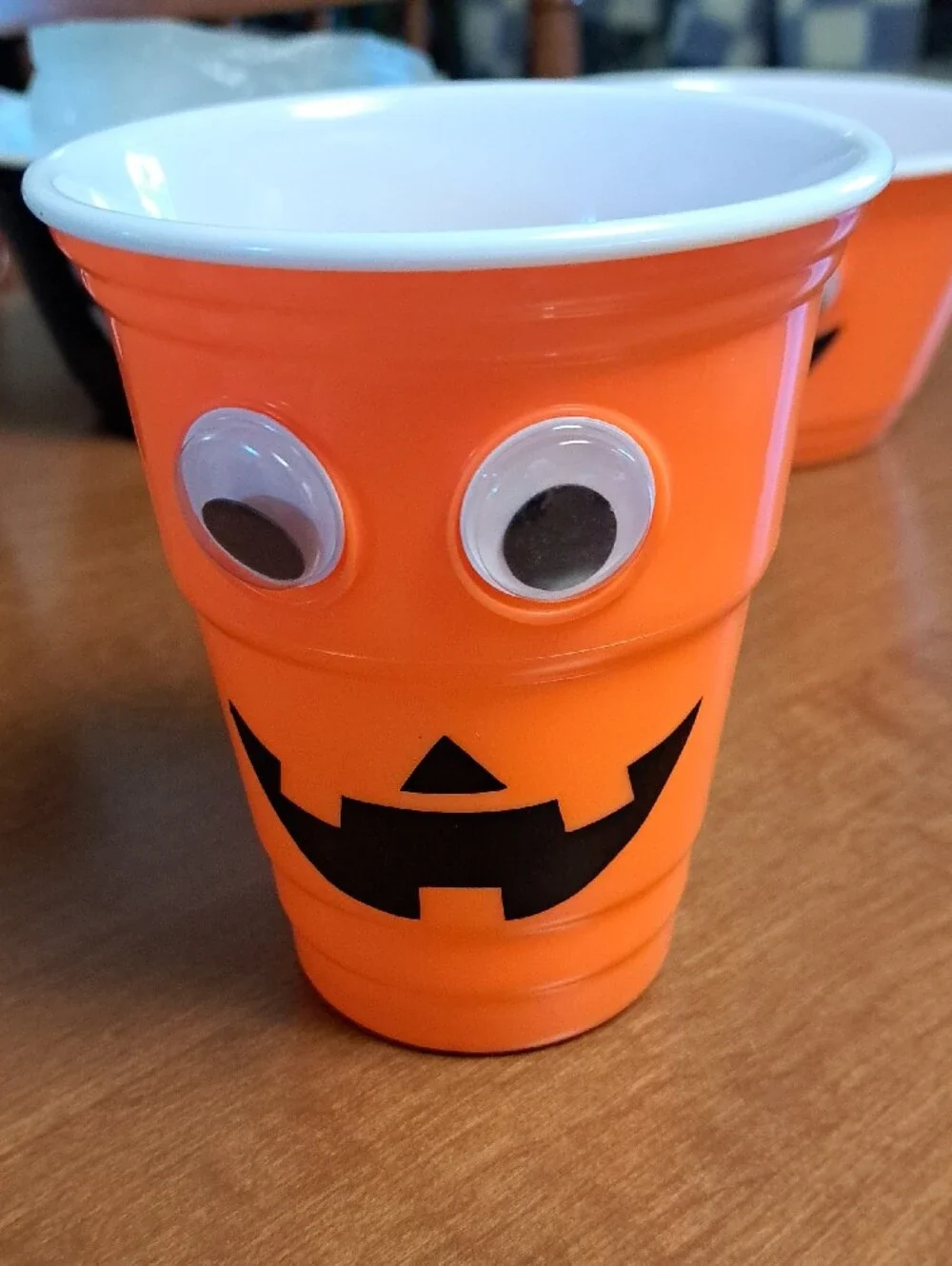 Halloween Pumpkin Party Cups and Bowls - Orange & Black